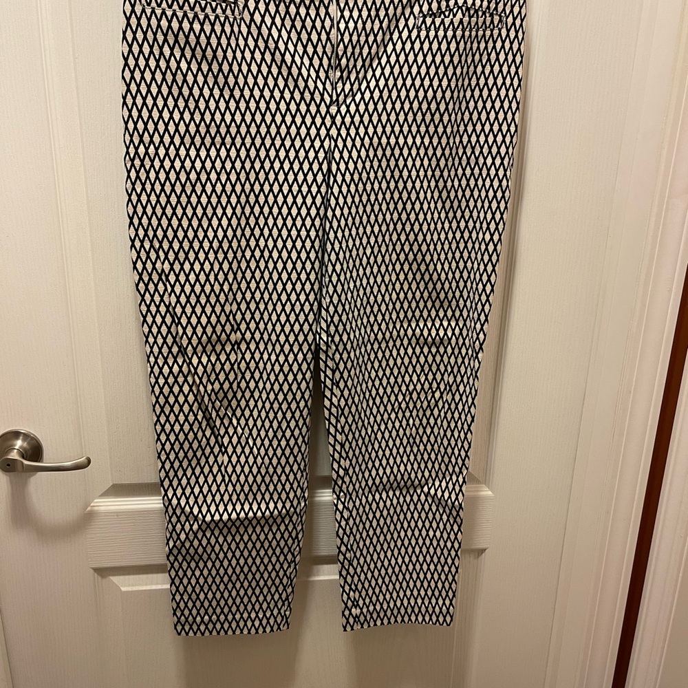 Black and White Patterned Pants